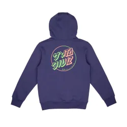Santa Cruz Divide Dot Kids Hoodie - 8-10 Navy Blue