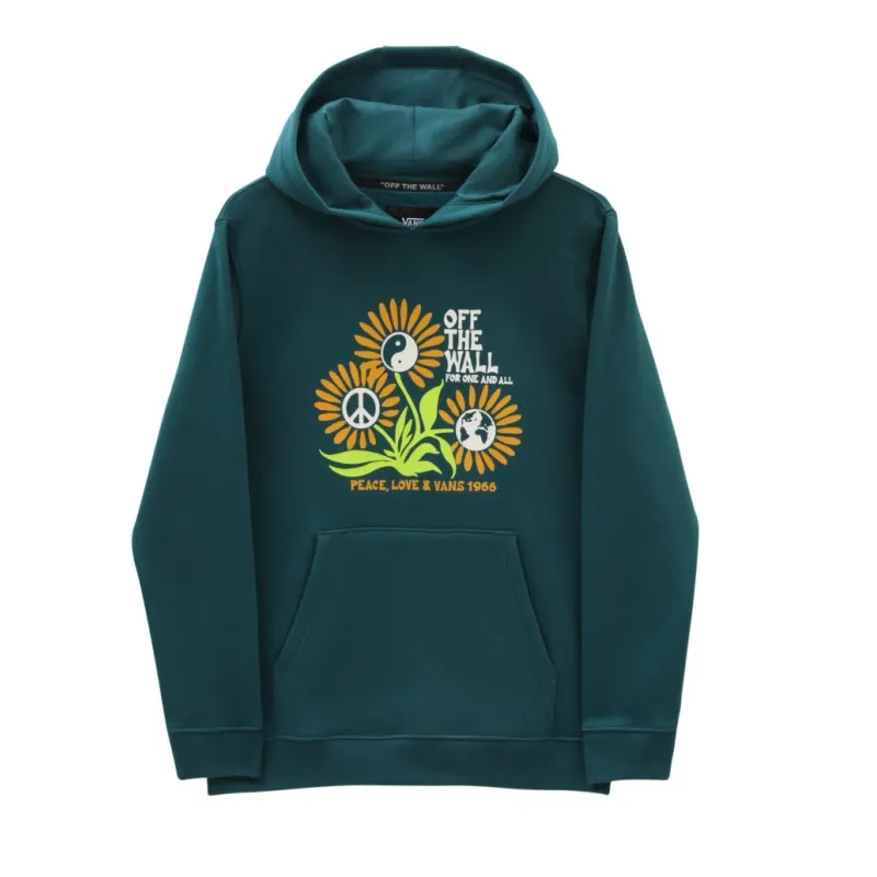 Vans In Our Hands Kids Hoodie - S Deep Teal