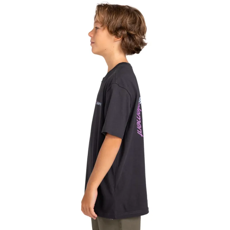 Element Joint Cube T-Shirt Kids - XS/8 Off Black
