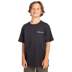 Element Joint Cube T-Shirt Kids - M/12 Off Black
