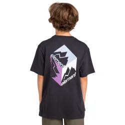 Element Joint Cube T-Shirt Kids - M/12 Off Black