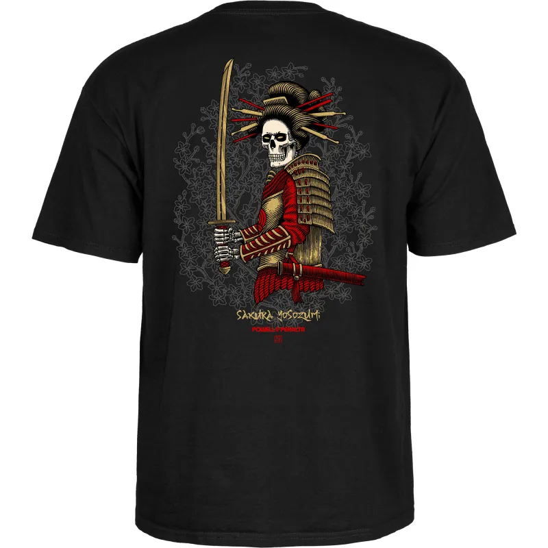 Powell-Peralta Sakura Yosozumi - Onna Bugeisha T-Shirt Black