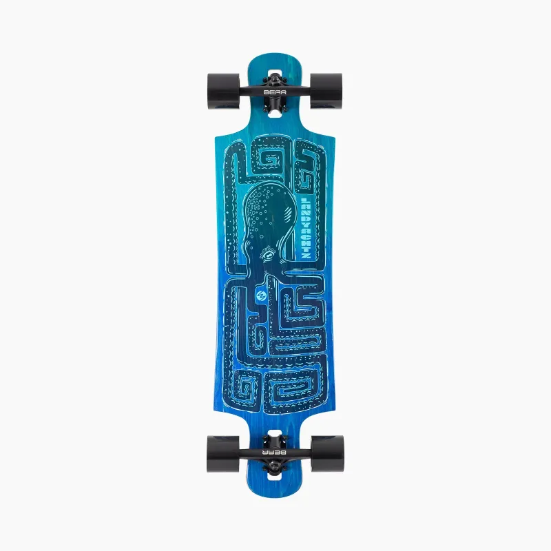 Landyachtz Drop Hammer Octomaze 37" Drop Through Cruiser Longboard Complete