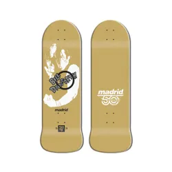 Madrid Bill Danforth SHoF Gold 9.5" Old School Skateboard Deck