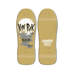 Madrid Ken Park Limited Edition Gold 10.375" Old School Skateboard Deck