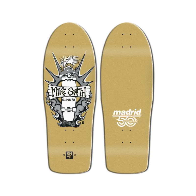 Madrid Mike Smith OG Duck SHoF Gold 10.675" Old School Skateboard Deck