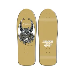 Madrid Beau Brown Limited Edition Gold 10.5" Old School Skateboard Deck