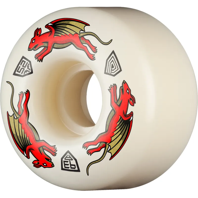 Powell-Peralta Dragon Formula Nano Rats Av4 52mm x 34mm 93A Wheels