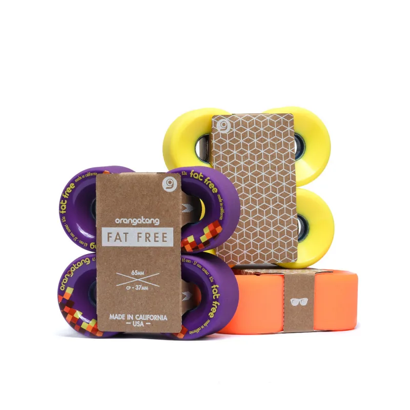 Buy Orangatang Fat Free 65mm Wheels at the Sickboards Longboard Shop