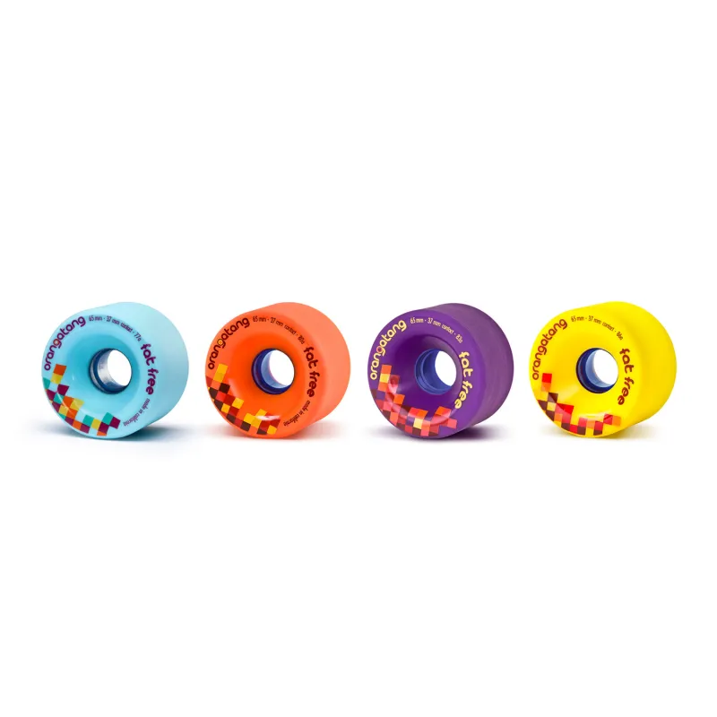 Comprare Orangatang Fat Free 65mm Ruote a più Sickest negozio longboard d'Europa