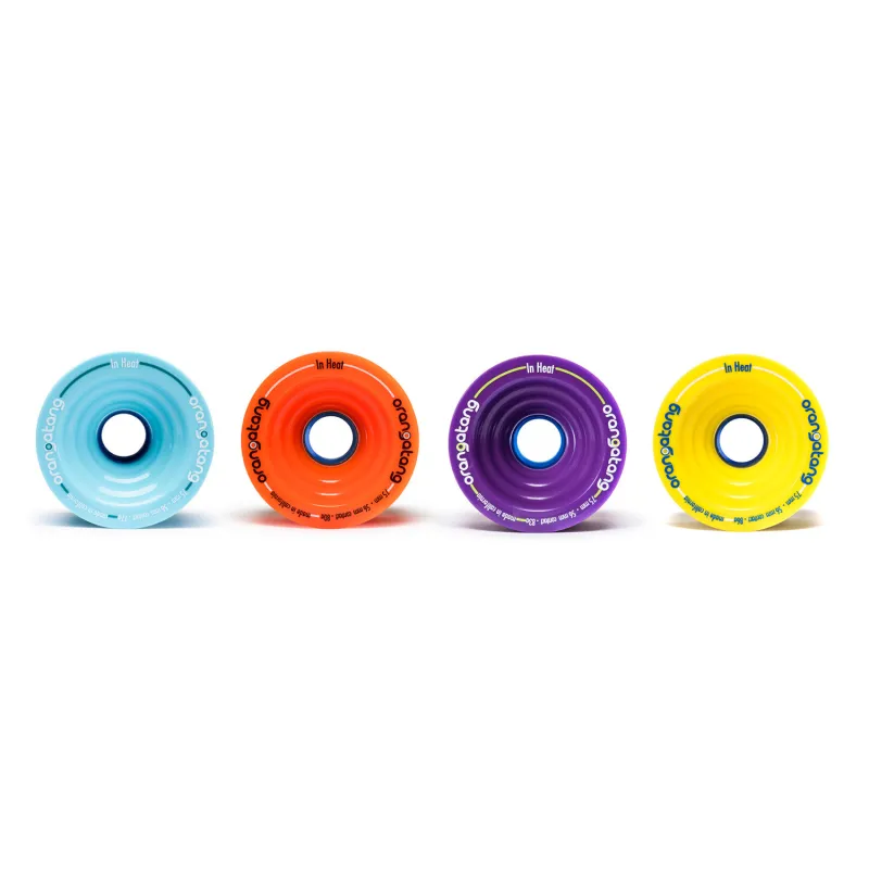 Kaufen Orangatang In Heat 75mm Rollen auf Europas Sickest Skate Shop