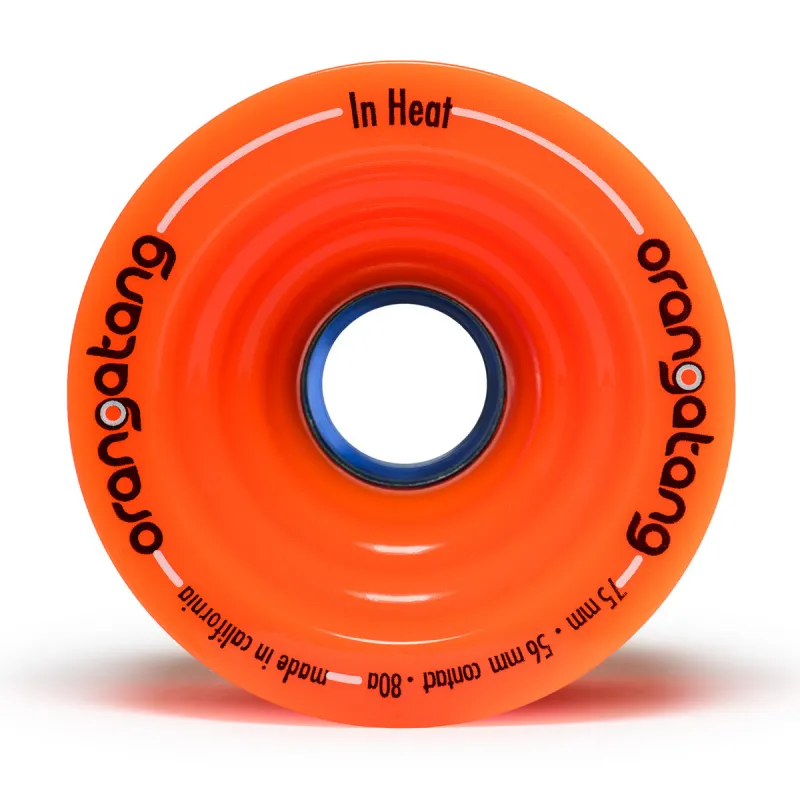 Buy Orangatang In Heat 75mm Wheels at the Sickboards Longboard Shop