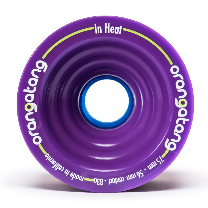 Buy Orangatang In Heat 75mm Wheels at the Sickboards Longboard Shop