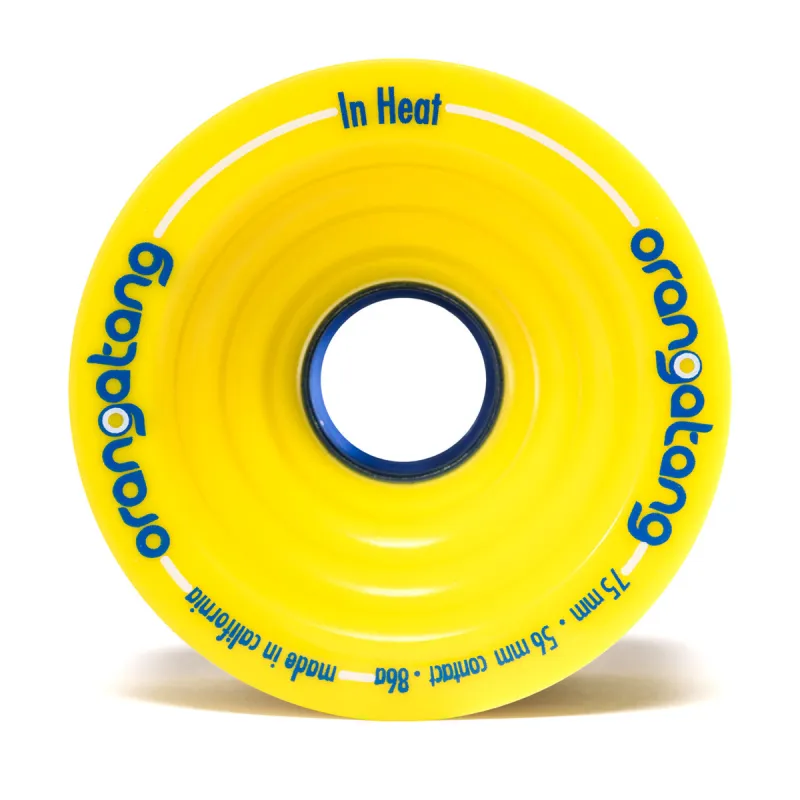 Buy Orangatang In Heat 75mm Wheels at the Sickboards Longboard Shop
