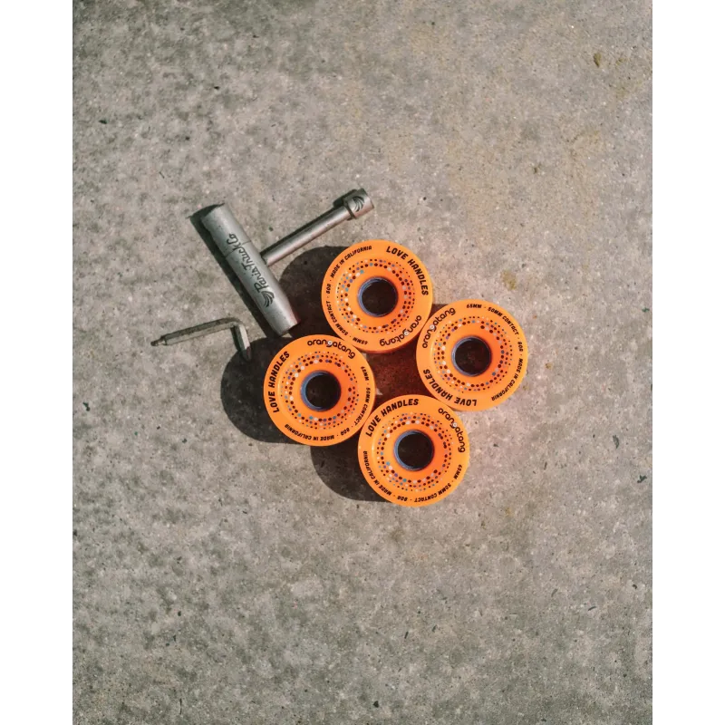 Buy Orangatang Love Handles 65mm Longboard Wheels at the Sickboards Longboard Shop