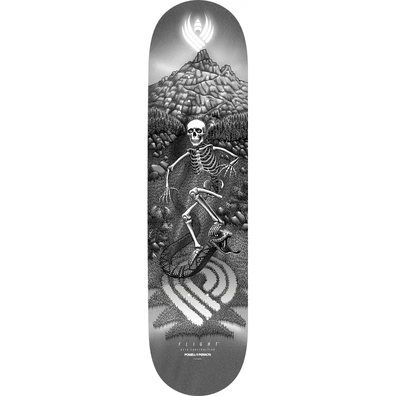 Powell-Peralta Pro Jm Duran Slidewinder 5 Flight Silver Foil 8.88" Skateboard Deck