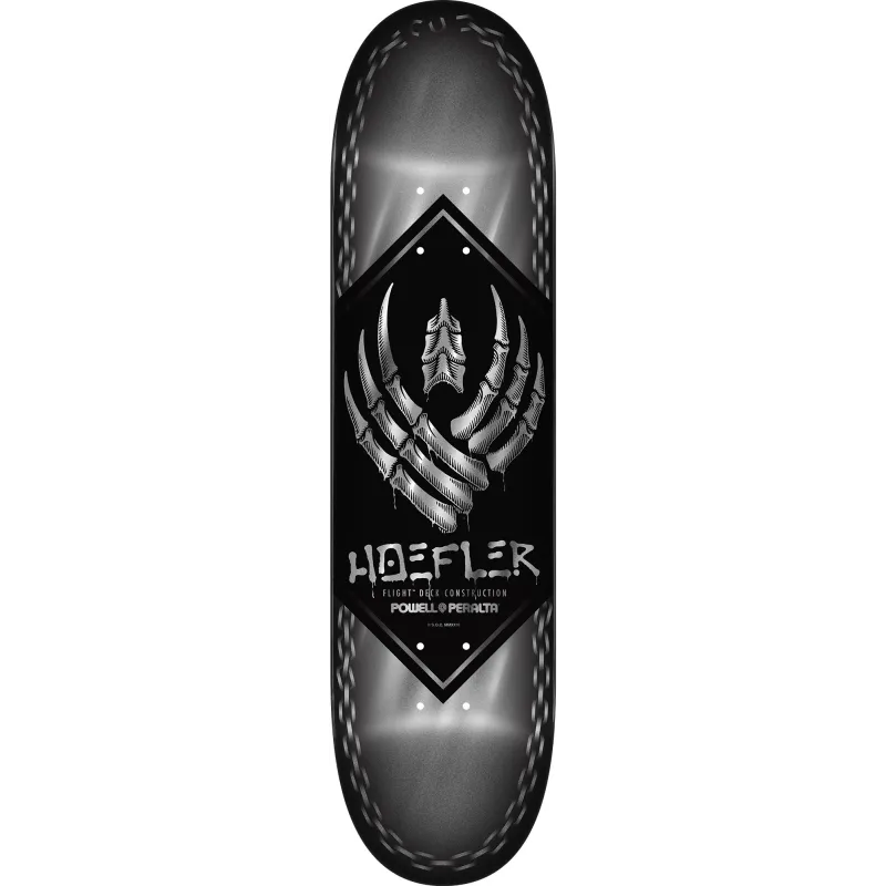 Powell-Peralta Pro Kelvin Hoefler Chains Flight Silver Foil 8.0" Skateboard Deck