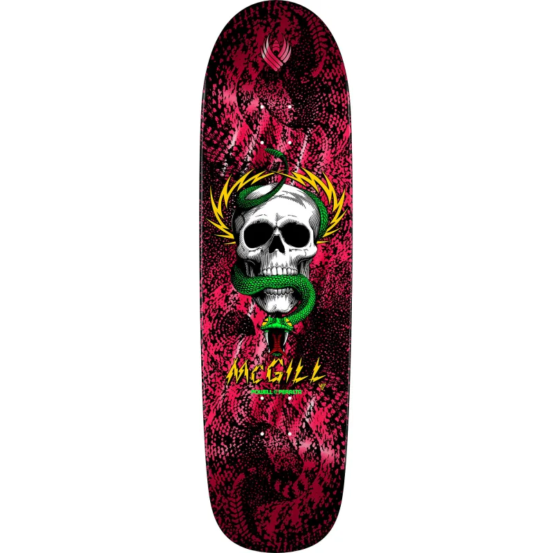 Powell-Peralta Mike Mcgill Skull & Snake Flight Red Foil 9.01" Skateboard Deck