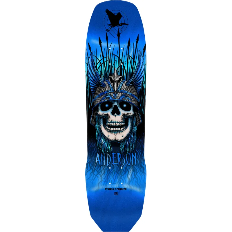 Powell-Peralta Pro Andy Anderson Heron Blue Foil 8.45" Skateboard Deck