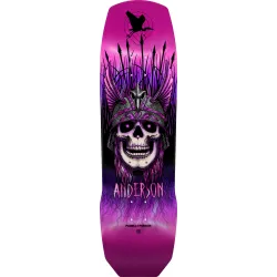 Powell-Peralta Pro Andy Anderson Heron Pink Foil 9.13" Skateboard Deck