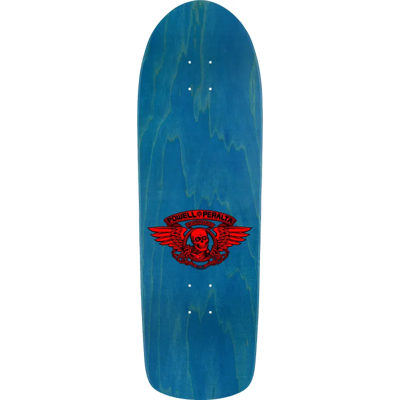 Powell-Peralta Ripper Red / Blue Foil 9.89" Old School Skateboard Deck