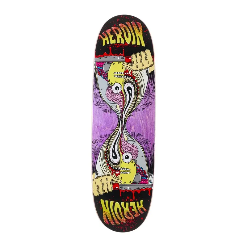 Heroin Merged Anatomy Razor Egg 9.25" Skateboard Deck