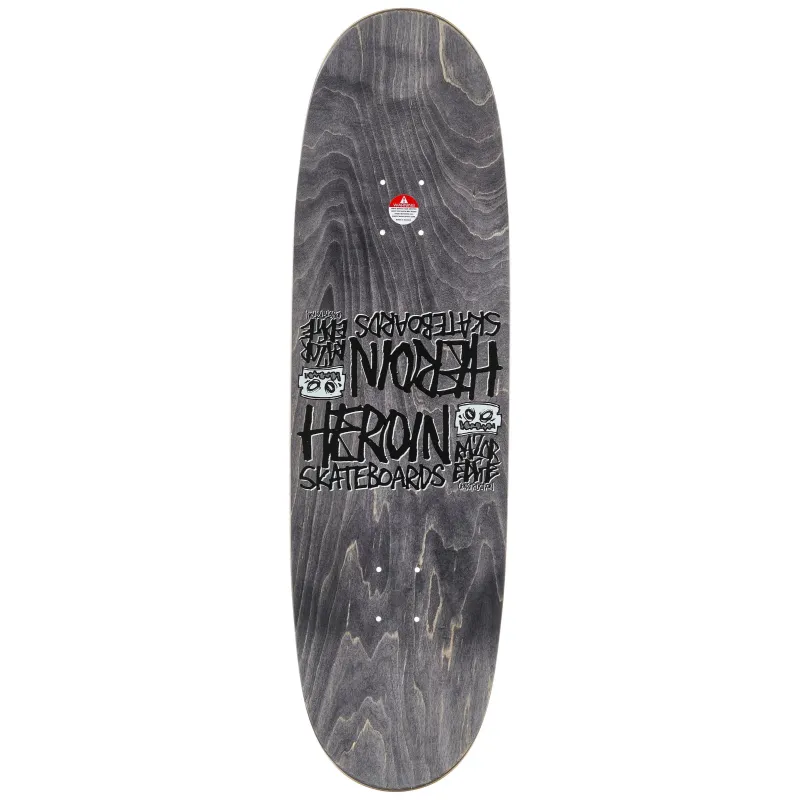 Heroin Merged Anatomy Razor Egg 9.25" Skateboard Deck