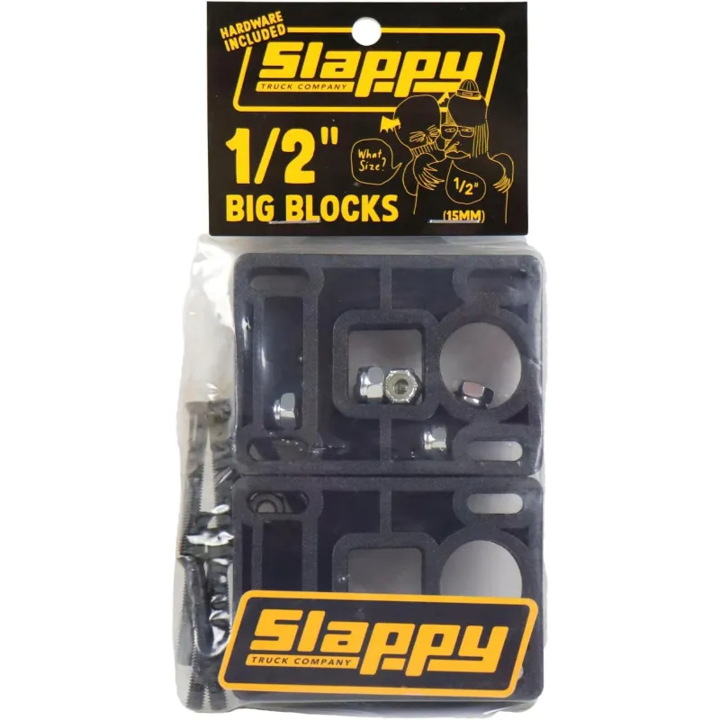Slappy 1/2” Big Blocks Hard Risers (set of 2)
