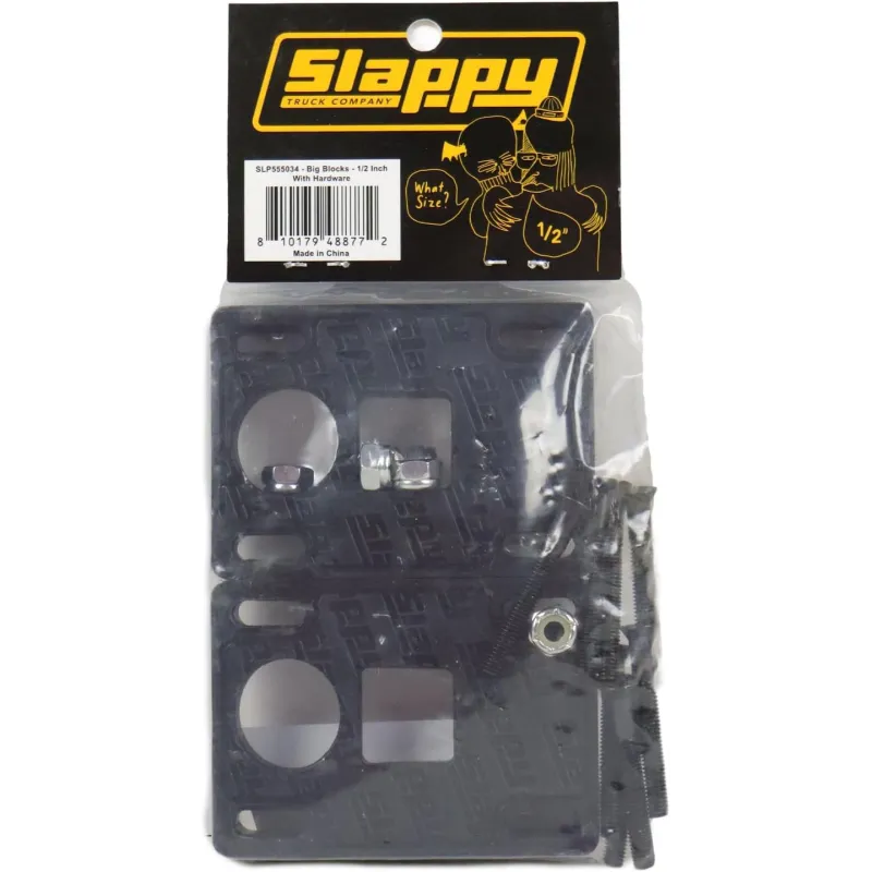 Slappy 1/2” Big Blocks Hard Risers (set of 2)