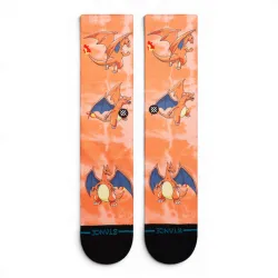 Stance x Pokemon Charizard Crew Socks M