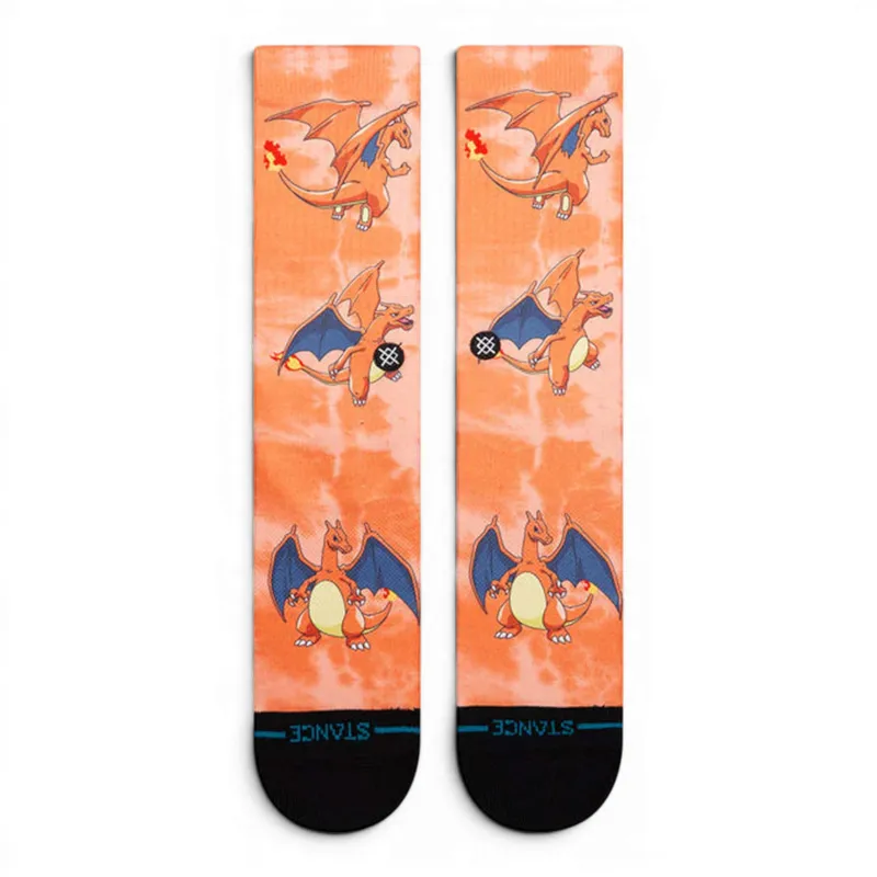 Stance x Pokemon Charizard Crew Socks M