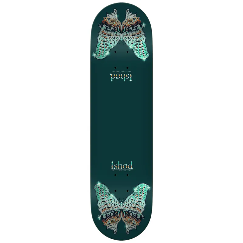 Real Ishod Mariposa Chrome Rdx Twin Tail 8.5" Skateboard Deck