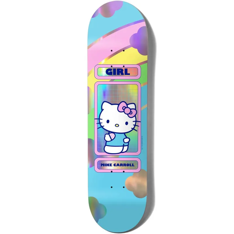 Girl x Carroll Hello Kitty & Friends Rainbow Blind Bag 8.5" Skateboard Deck