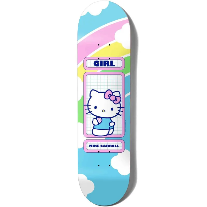 Girl x Carroll Hello Kitty & Friends Rainbow Blind Bag 8.5" Skateboard Deck