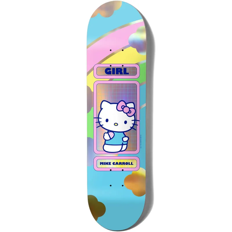 Girl x Carroll Hello Kitty & Friends Rainbow Blind Bag 8.5" Skateboard Deck