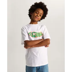 Vans Wavy Script Kids T-Shirt White