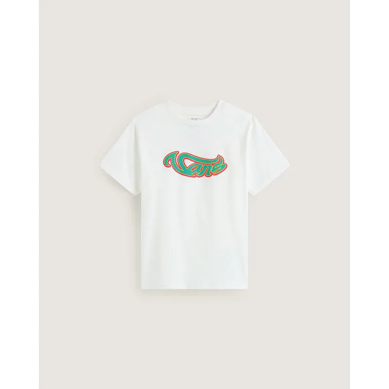 Vans Wavy Script Kids T-Shirt White