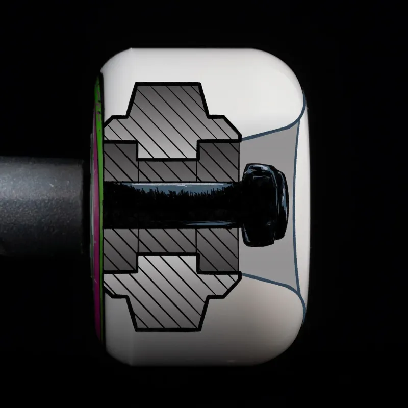 Waltz Cicada Radial 1.0 54mm Freestyle 97A Skateboard Wheels
