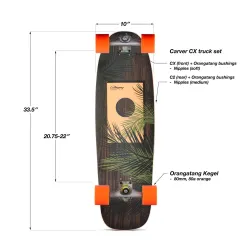 Loaded Omakase CX 34" Surf Skate Complete