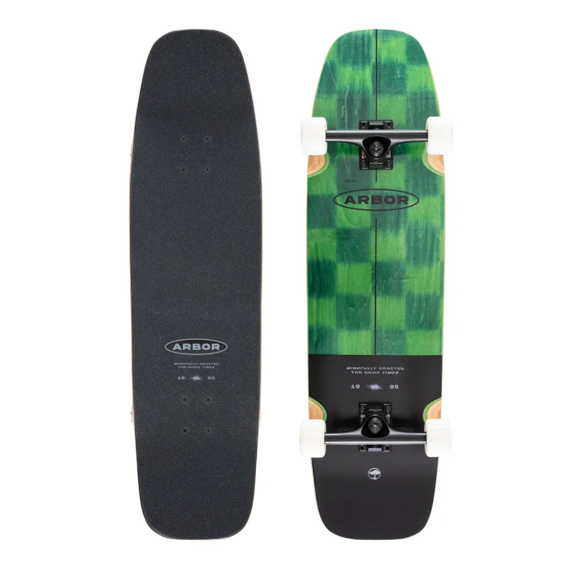 Arbor Shakedown Craft Green 34" Longboard Complete
