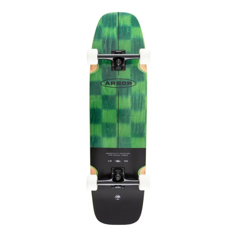 Arbor Shakedown Craft Green 34" Longboard Complete