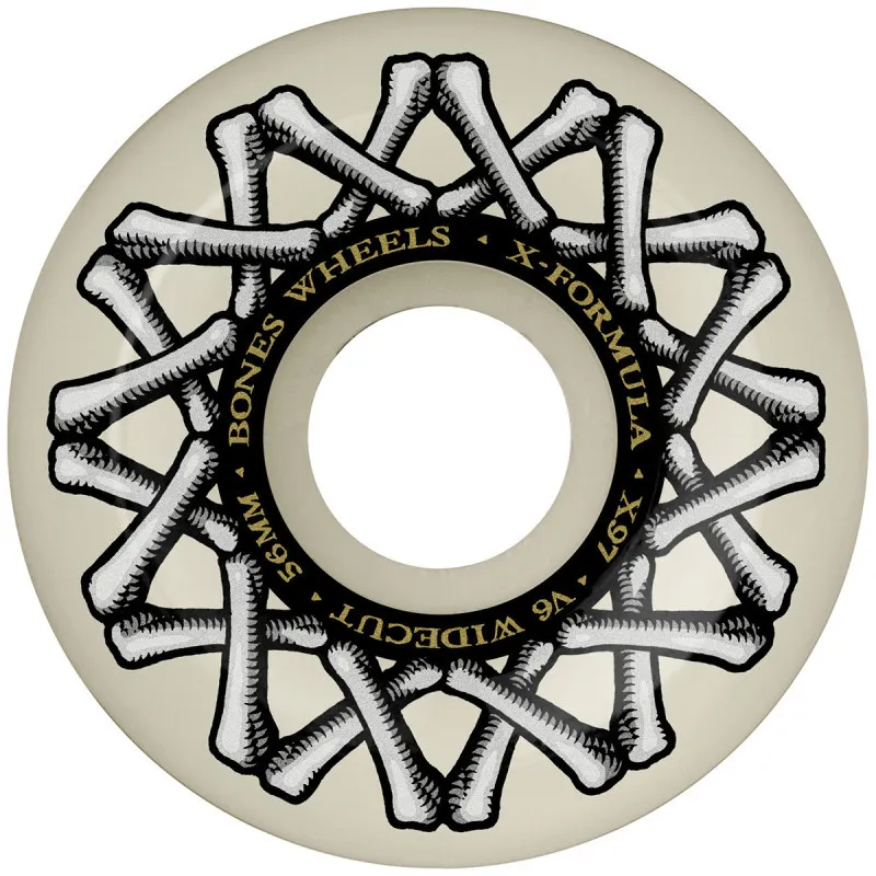 Bones X-Formula Widecut 56mm V6 97A Skateboard Ruote