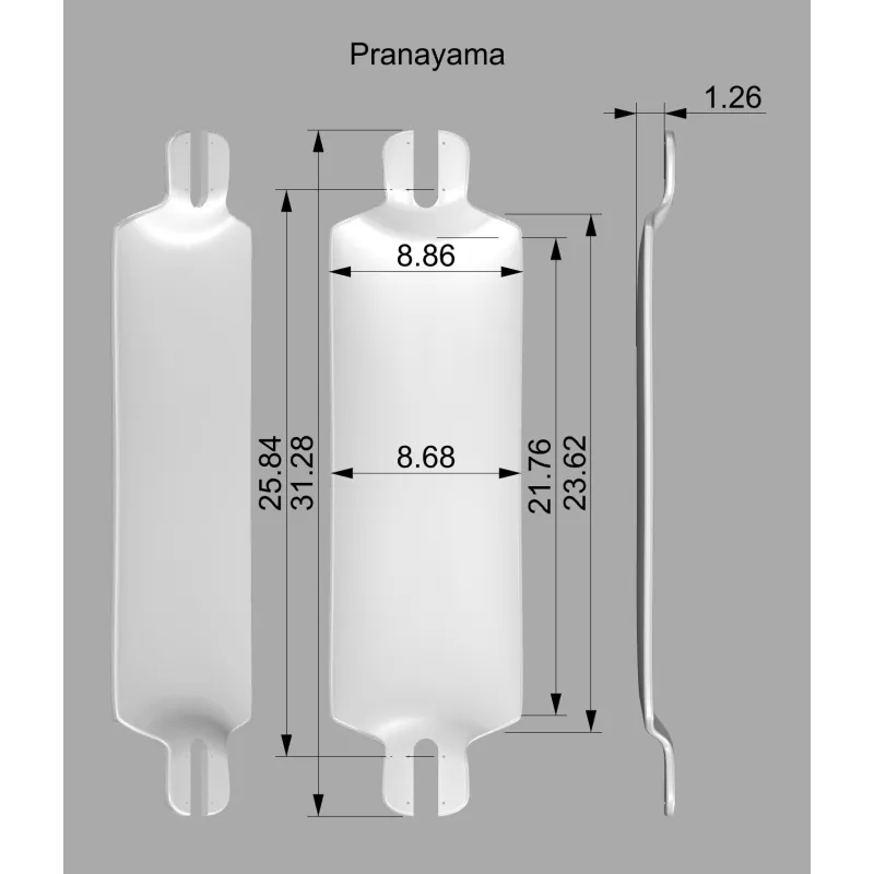 Pantheon Pranayama FG Longboard Deck kopen bij Sickboards de Longboard winkel