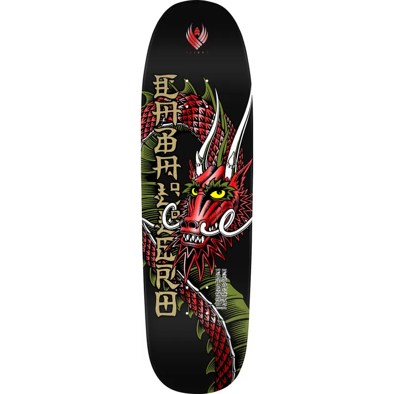 Powell-Peralta Cab Ban This Flight Black / Red Foil 9.29" Old School Skateboard Deck
