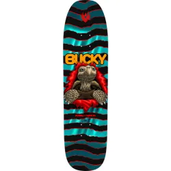 Powell-Peralta Pro Bucky Lasek Tortoise Flight Turquoise Foil 8.62" Old School Skateboard Deck