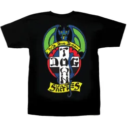 Acheter Dogtown Red Dog Black T-Shirt au Sickest magasin de Longboard de l'Europe