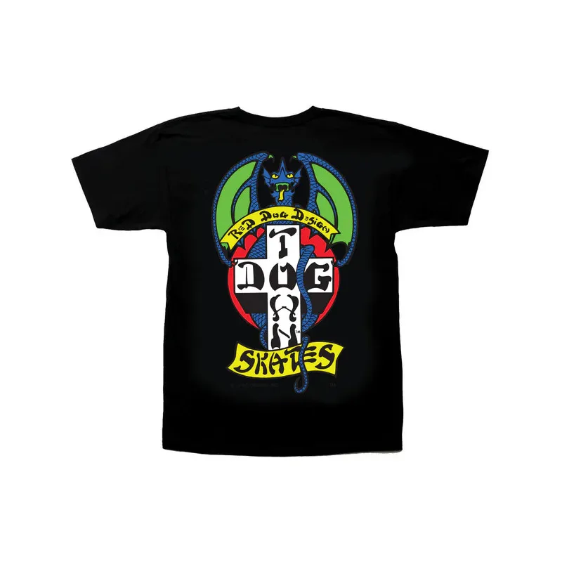 Acheter Dogtown Red Dog Black T-Shirt au Sickest magasin de Longboard de l'Europe