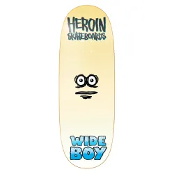 Heroin Wide Boy Face 10.75" Skateboard Deck