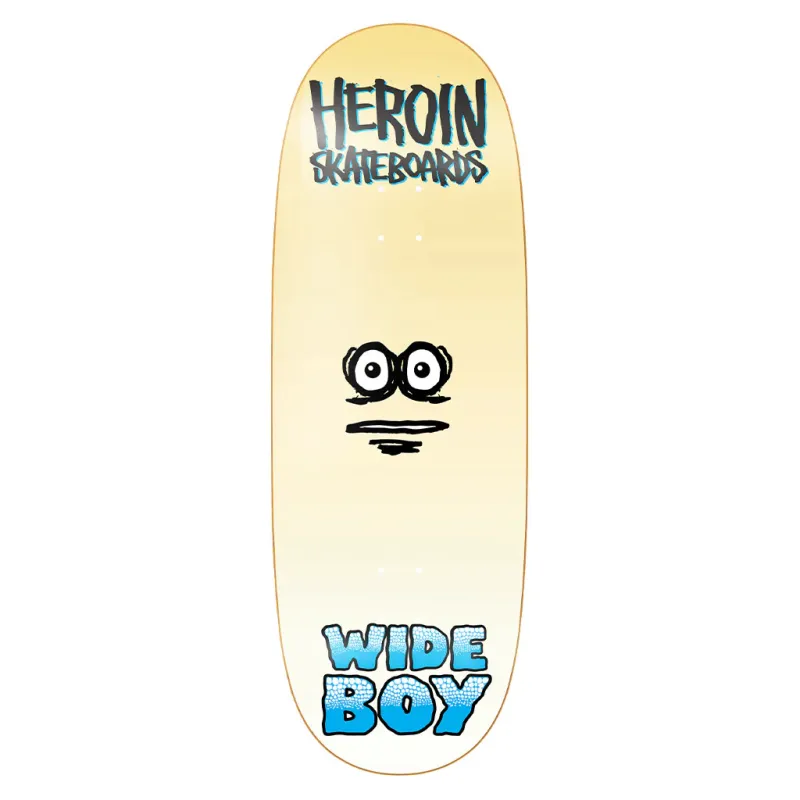 Heroin Wide Boy Face 10.75" Skateboard Deck