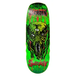 Heroin Swampy KO2 Slime Face 10.6" Skateboard Deck